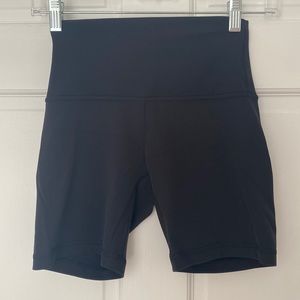 Lululemon Align 6” Black Bike Shorts NEw Without Tags, Size 4
